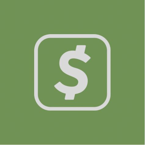 Green Dollar Sign Cash App Icon CashApp Earthtone Aesthetic Sage Green Cashapp Icon, Green Cashapp Icon, Cashapp Icon, Earth Tone Aesthetic, Bts Widget, Icon Background, Green Icons, Paparazzi Consultant, Facebook Icons