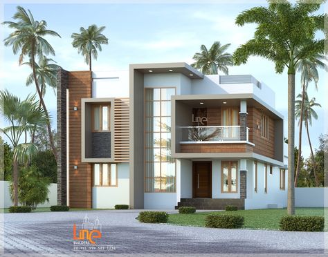 Residence at Thrissur.  Area of house : 1768 sqft.  Client : Mr. Aneesh.  Reach us at : +91 7012357974 , +919697200800, +91 9745478000. Mail us at : lineinfra@gmail.com.  Our Services Are :#Construction #Interior #Plan #2D #3D_Elevation_Exterior_Interior_Designing #Structural_Drawing #Electrical_And_Plumbing_Drawing #Interior_Designing #Landscapping #Renovation #Online_Submition #Project_Management #Contracting #All_Kerala_Construction_Services. #Designing_services_Available_In_India_Abroad.#arc House Elevation Ground Floor, Plan 2d, Single Floor House Design, Beautiful Modern Homes, 2bhk House Plan, 3d Elevation, Structural Drawing, House Facades, Drawing Interior