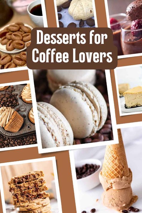 Mocha Flavored Desserts, Tiramisu Flavored Desserts, Coffee Shop Dessert Ideas, Mocha Dessert Recipes, Coffee Desserts Easy, Espresso Dessert Recipes, Espresso Desserts, Cooking With Coffee, Instant Coffee Dessert Recipes