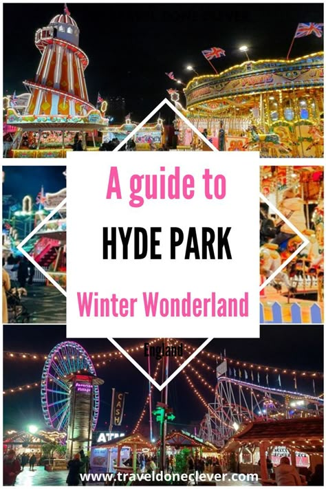 A guide to Hyde Park Winter Wonderland. Winter Wonderland in London. Christmas Markets in London. London Travel Winter, Hyde Park London Christmas, Winter Wonderland Hyde Park London, London For Christmas, Hyde Park Winter Wonderland, Winter Wonderland London Hyde Park, Winter Wonderland Tickets, Hyde Park Christmas, Winter Wonderland Hyde Park