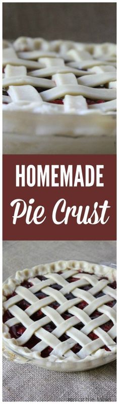 This light and flaky homemade pie crust recipe will be a winner this holiday season with your family. Fried Pie, Recipes Pastry, Lattice Pie, Pie Crust From Scratch, Pie Crust Recipe Easy, Pie Pastry, Homemade Pie Crust, Homemade Pie Crust Recipe, Easy Pie Crust