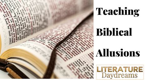 Teaching Biblical Allusions | Literature Daydreams Themes In Literature, Cs Lewis, English Teacher, Literacy, Literature, Bible, Education, Reading