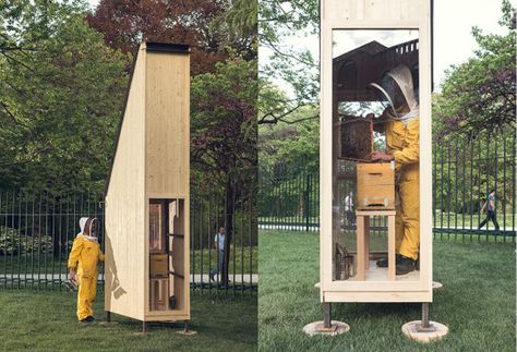 Urban Beekeeping, Innovation Architecture, Raising Bees, Bee Supplies, Bee House, Bee Keeping Supplies, Bee Farm, Design Innovation, Community Gardening