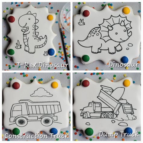 "Paint your own sugar cookie kits are fun at ANY age! This listing is for ANY 2 PYO Favor Sugar Cookies in the designs shown above.  *PLEASE INCLUDE YOUR IMAGE SELECTIONS! Would you like these personalized with a name, theme, or message? Message me about custom kits.  Each favor includes: 1- (3.5\"x4.5\") ready to paint plaque cookies  1- NON-EDIBLE paintbrush  *Each cookie is heat-sealed to preserve freshness and quality. I offer favors in Butter Vanilla  *Butter Vanilla: soft, thick, buttery, Sugar Cookie Kit, Starfish Cookies, Chocolate Icing Recipes, Rainbow Sugar Cookies, Lion Cookies, Cookie Kits, Fish Cookies, Shark Cookies, Easter Sugar Cookies