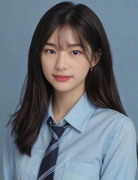 Hyunjin No Makeup, Hyunjin Face, Formal Id Picture, Yearbook Photoshoot, Photo Fix, Join My Group, Dark Red Hair, Id Photo, Video Editor