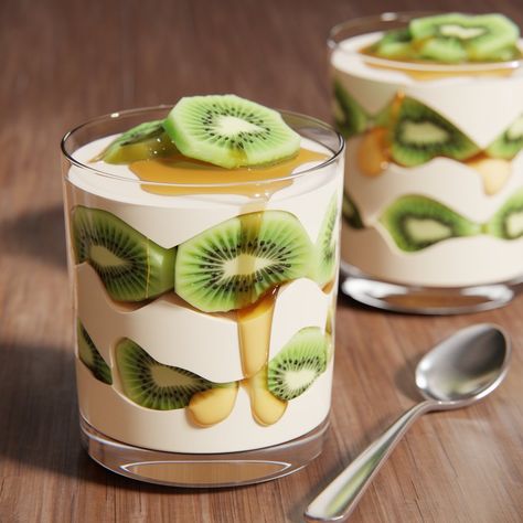 Start your day fresh with this Kiwi and Greek Yogurt Parfait! Layered with creamy yogurt, sweet kiwi, and crunchy granola. 🌿🍯 **Ingredients:** - 1 cup Greek yogurt (plain or vanilla) - 2 ripe kiwis, peeled and sliced - 1/4 cup granola - 1 tablespoon honey or maple syrup (optional) - 1 teaspoon chia seeds (optional) **Directions:** 1. In a glass or small bowl, layer 1/3 of the Greek yogurt at the bottom. 2. Add a layer of kiwi slices over the yogurt. 3. Sprinkle granola on top of the kiwi ... Granola Ingredients, Greek Yogurt Parfait, Creamy Yogurt, Crunchy Granola, Yogurt Parfait, Plain Greek Yogurt, Small Bowl, Chia Seeds, Maple Syrup