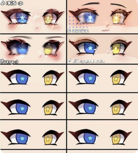 Types Of Aesthetics Styles, Eye Tricks, Images Hello Kitty, Cute Eyes Drawing, Brush Art, Easy Pixel Art, Body Base Drawing, Paint Brush Art, Characters Inspiration Drawing