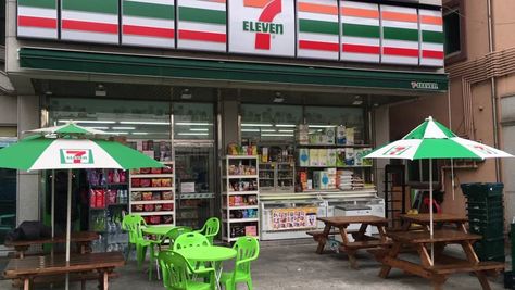 Bloxburg Town, Background Reference, Eleven Eleven, Lampang, 7 Eleven, Dream Business, Business Proposal, Job Hunting, Gas Station