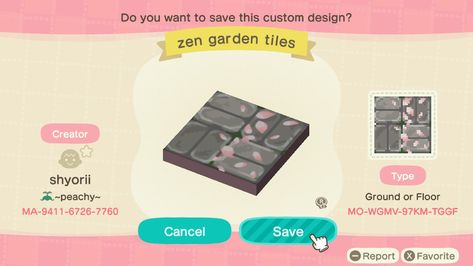 Japanese Path Animal Crossing, Acnh Japanese Stone Path Code, Japanese Animal Crossing Code, Acnh Japanese Path Codes, Acnh Japanese Path, Acnh Japanese Codes, Acnh Tile, Acnh Zen Garden, Acnh Motifs