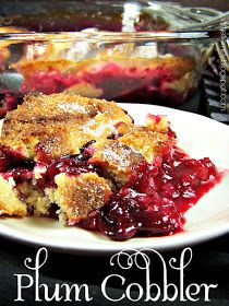 Plum Cobbler, Plum Dessert, Canned Plums, Cobbler Recipes Easy, Plum Tart, Plum Recipes, Dessert Aux Fruits, Fruit Dishes, Cobbler Recipes