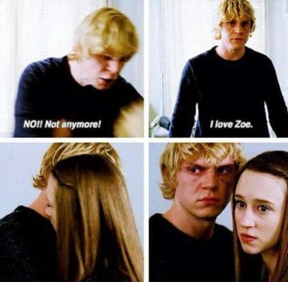 Ahs Zoe, Kyle And Zoe, Ahs Funny, Tate Ahs, Shameless Show, Kyle Spencer, Tate And Violet, Ahs Coven, Y2k Photos