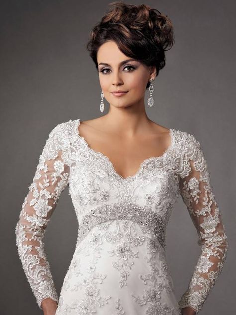 10 Gorgeous Long Sleeve Wedding Dresses You Will Love Fall Wedding Dresses Lace, Lace Top Wedding, Lace Top Wedding Dress, Top Wedding Dress Designers, Popular Wedding Dresses, Wedding Gowns With Sleeves, Lace Wedding Dress With Sleeves, Boda Mexicana, Applique Wedding