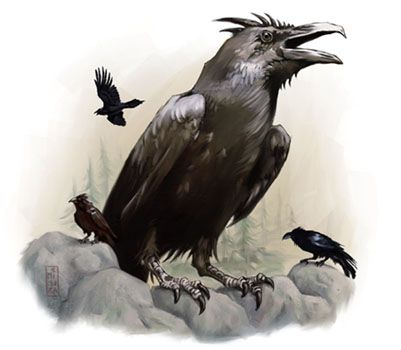 Gwagwakhwalanooksiwey- Native American myth: a giant raven that preyed upon the Kwakiutl people of Canada by eating their eyes and brains. Raven Mythology, Infernal Divine, Crow Monster, Raven Monster, Fantasy Giant, Dm Inspiration, Giant Raven Fantasy Art, Native American Myths, Crow Raven Difference