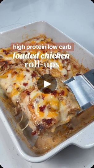 419K views · 29K reactions | Hope you enjoy these as much as I do 🤸🏻‍♀️😙 

Again, I personally don’t follow a low carb diet, but these do happen to be high protein, low carb nonetheless. Approx macros listed at end! 

Cheesy chicken roll up recipe is from my Holy Grail cookbook 🔥🔥 

If you’re tired of guessing, ordering out, or eating the same bland meals on repeat—check out my digital cookbooks + fitness plans 💖 makaylathomas . com 

#mealprep #healthymeals #mealideas #highprotein #lowcarb #lunchideas #dinnerideas #easymeals | MaKayla Kim Thomas | makayla_thomas_fit · Original audio Chicken Recipes High Protein Low Carb, Post Gym Dinner, Low Carb High Protein Casseroles, Low Calorie Cheap Meals, High Protein Casseroles Low Carb Recipes, Easy Protein Meals Lunch, Easy Dinner High Protein, Mikayla Thomas Fit Recipes Dinner, Yummy Low Carb Dinners