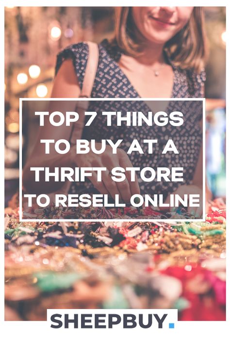 If you know what you’re looking for, thrift stores are gold mines filled with products that you can quickly turn for a profit.  | How to resell online | Where to resell online | Best Things to resell online | Make money online | Thrift store flip | Thrift store finds | Make money from home | Sell online ideas | How to start selling online | Best Brands To Resell, Resale Shop Ideas Thrift Stores, Resale Shop Ideas, Sell Online Ideas, Reselling Thrift Store Finds, Thrift Store Flips, Gold Mines, Reselling Business, Art Biz