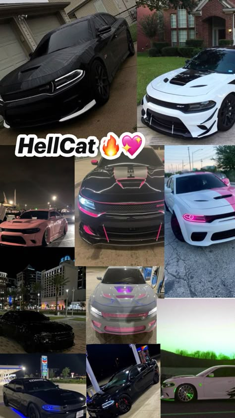 Hellcat Wallpaper, Dodge Charger Hellcat, Dream Cars Bmw, Dream Cars Mercedes, Super Fast Cars, Pimped Out Cars, Pretty Bike, Girly Car, Street Racing Cars