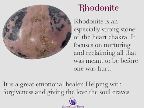 European Paganism, Rhodonite Crystal Meaning, Rhodonite Meaning, Crystal Journal, Rhodonite Crystal, The Heart Chakra, Crystal Uses, Earth Gift, Crystal Power