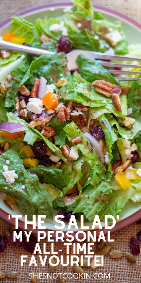 Romaine Lettuce Recipe, Lettuce Salad Recipes, Fancy Salads, Lettuce Recipes, Gourmet Salad, Leafy Salad, Side Salad Recipes, Romaine Salad, Green Salad Recipes