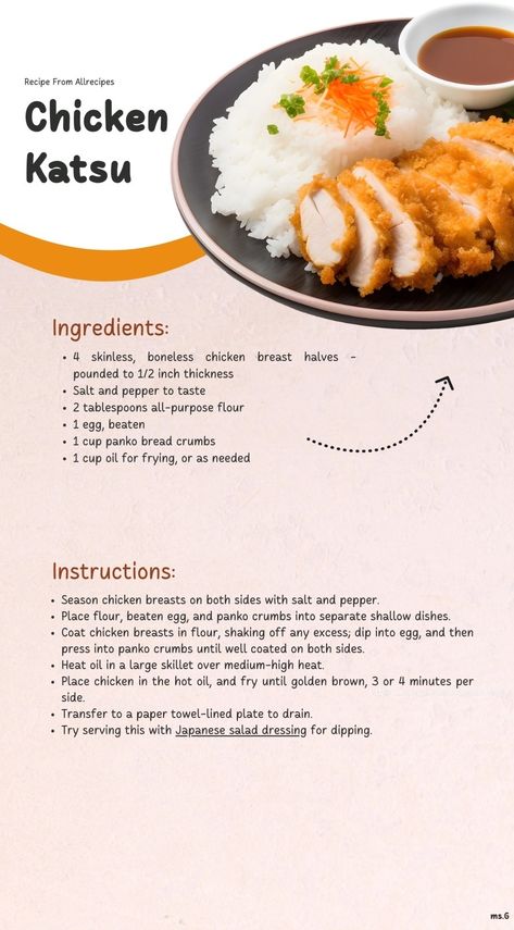 Booky Food Recipe, Booky Recipe Book, Katsu Chicken, Homemade Recipe Books, Homemade Cookbook, Easy Japanese Recipes, Chinese Cooking Recipes, Easy Healthy Meal Prep, Recipe Books