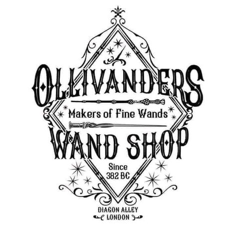 Olivanders Wand Shop, Harry Potter Svg Free, Harry Potter Weihnachten, Wand Shop, Harry Potter Svg, Harry Potter Printables, Festa Harry Potter, Anniversaire Harry Potter, Theme Harry Potter