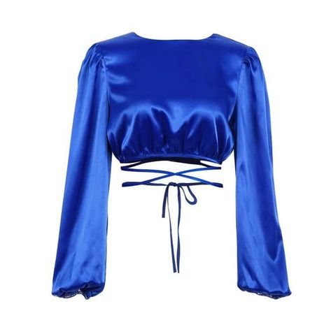 Party Tops for Women, Party Wear Tops for Women Crop Top Blanco, Satin Crop Top, Backless Crop Top, Wrap Crop Tops, Backless Top, Cropped Tops, Measurement Chart, Summer Blouses, Satin Top