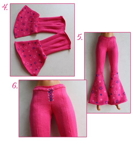 Patterns For Barbie Doll Clothes Free, Free Barbie Doll Clothes Patterns, How To Make Barbie Clothes Diy, Diy Two Piece Outfit, Barbie Clothes Diy, Diy Doll Clothes Patterns, Basic Bodice Pattern, Doll Dresses Diy, Movie Outfit