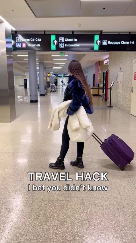 Best winter travel hack of all time! I hate checking bags but I also hate only having one coat option 😅 you have to try this next time you travel. It works even with budget airlines. Don’t forget to follow for more travel tips and hacks. #travelhacks #travelhack #travelhavking #packinghacks #packingtips #traveltips #travelhacks2022 | Beverly Woods | Beverly Woods · Original audio Airport Hacks, Packing Hacks Clothes, East Coast Travel, Travel Hack, Packing Luggage, Airport Travel, Travel Savings, Travel Must Haves, Travel Wardrobe