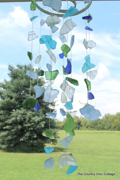 Sea glass display