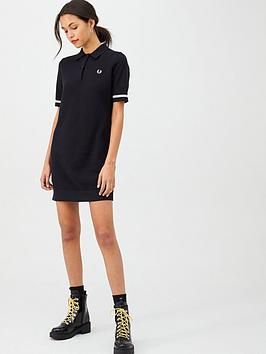 Fred Perry Women, Fred Perry Dress, Knit Polo Dress, Size 16 Women, High Leg Boots, Knitted Dress, Polo Dress, Fashion Furniture, Knit Dress