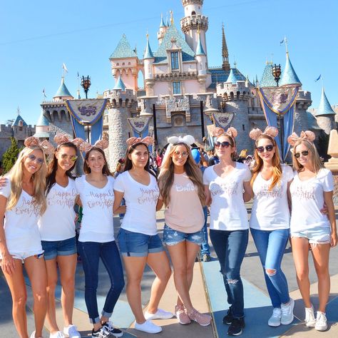 #disneyland #disneybacheloretteparty #disneybachelorette #disneybride #rosegoldears #bridetribe #bacheloretteparty #bachelorettepartyideas #sleepingbeautycastle #disneyprincess #bridalparty #bride #weddingparty #wedding #bridesmaids Disneyland Bachelorette Party, Disneyland Bachelorette, Bachelorette Party Ideas Girl Night, Disney Bachelorette Parties, Bridesmaid Stuff, Disney Bachelorette, Disney World Wedding, Bachelorette Party Weekend, Disney Bride