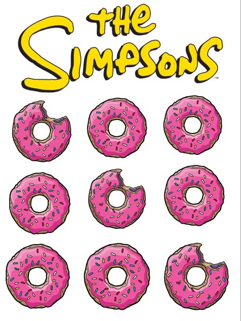 Homer Donuts, Simpsons Donut, The Simpsons, 30th Birthday, Birthday Decorations, Cake Topper, Donuts, Holidays, Collage