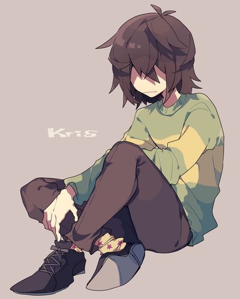 Kris Fanart Deltarune, Kris Undertale, Kris Fanart, Kris Deltarune, Undertale Cute, Undertale Drawings, Picture Icon, Undertale Art, Undertale Fanart