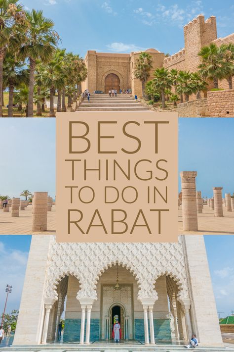 Planning a trip to Rabat, Morocco? Here are the BEST things to see and do in Rabat, and a guide to all the most beautiful, Instagram worthy spots in Rabat! Here's where to take the best photos in Rabat. Morocco Travel Guide, Rabat Morroco, Morocco Instagram, Morocco Trip, Morocco Itinerary, Rabat Morocco, Visit Marrakech, Travel Morocco, Visit Morocco