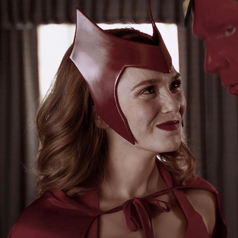 Nose Scrunch, Wanda Maximoff Icon, Wanda Maximoff, Scarlet Witch, Scarlet, Avengers, Witch, Marvel, Green