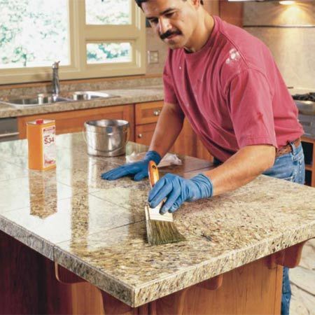 How Often Should you Seal Granite Countertops.  Granite countertops are a permanent investment that needs some ongoing maintenance to keep it beautiful. The schedule for resealing granite countertops depends on several factors. Reapplying sealant at the correct intervals will ensure that the granite remains free of staining and other damage, which could mar the surface.  http://www.archcitygranite.com/often-seal-granite-countertops/  #ArchCity #granitecountertop #granitesealing Cocinas Color Chocolate, Sealing Granite Countertops, Caring For Granite Countertops, Tile Countertops Diy, Granite Tile Countertops, Tile Countertops Kitchen, Kitchen Remodel Countertops, Outdoor Kitchen Countertops, Kitchen Countertop Materials