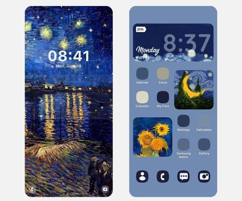 #samsung#android#layout#idea#aesthetic#blue Android Layout, Android Organization, Samsung Home, Lockscreen Ideas, Phone Homescreen, Idea Aesthetic, Theme Wallpaper, Twitter Header Aesthetic, Iphone Homescreen