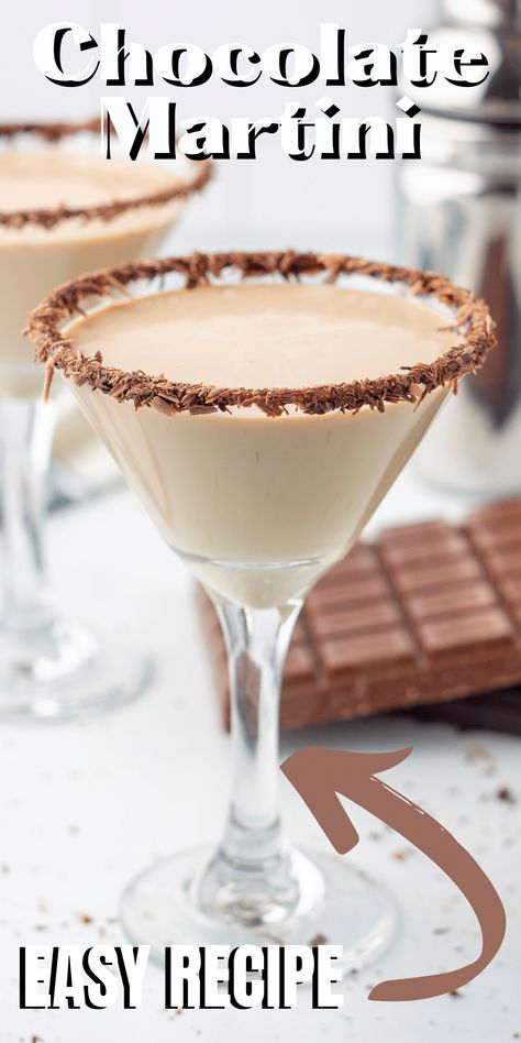 With decadent Godiva chocolate liqueur and your favorite vodka, this Godiva Chocolate Martini is a boozy dessert delight. Perfect for girls' night, holidays or any time you're craving a special treat! Chocolate Martini Recipe Godiva, Godiva Chocolate Martini, Chocolate Martinis, Martini Recipes Easy, Sweet Snacks Easy, Chocolate Martini Recipe, Chocolate Martini, Godiva Chocolate, Boozy Desserts