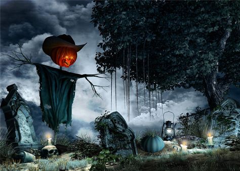 Pumpkin Photography Backdrop Skull Night by ArtBackground on Etsy Big Pumpkin, Pumpkin Scarecrow, Magic Theme, Photography Dark, Biggest Pumpkin, Halloween Backdrop, Skull Pumpkin, Seamless Backdrop, Muslin Backdrops