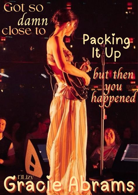 Packing it up- Gracie Abrams- the secret  of us deluxe- poster Gracie Abrams, Graceland, Pop Culture, The Secret, Songs, Music, Quick Saves