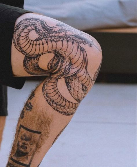 Discover the world of men's thigh tattoos, from Polynesian tribal patterns to nautical sketches. Each design tells a unique story, embodying heritage, adventure, and personal growth. Dive into the artistry and symbolism of these powerful tattoos Nautical Sketches, Geometric Tattoo Shoulder, Powerful Tattoos, E.t Tattoo, Thigh Tattoo Men, Serpent Tattoo, Blackout Tattoo, Japan Tattoo Design, Egyptian Tattoo