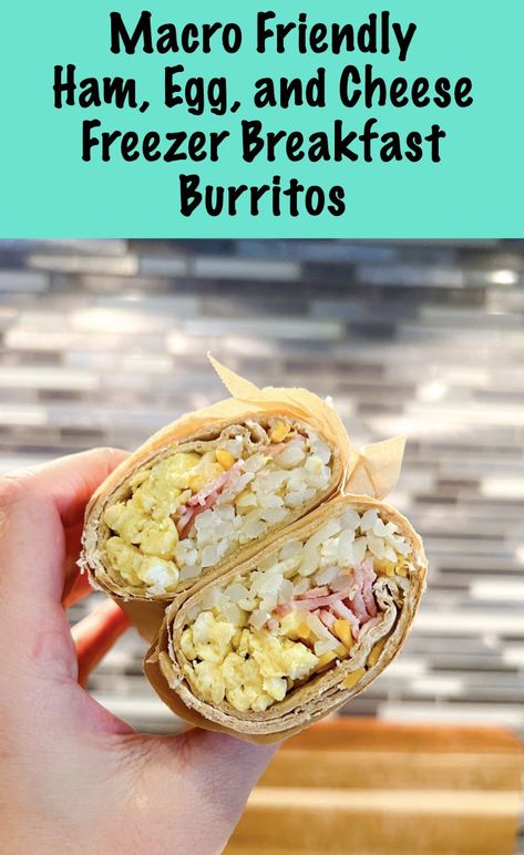 Macro Friendly Breakfast, Freezer Breakfast Burritos, Brunch Party Recipes, Macro Meal Plan, Macro Nutrition, Healthy Nutrition Plan, Breakfast Burritos Recipe, Low Cholesterol Recipes, Macro Friendly Recipes