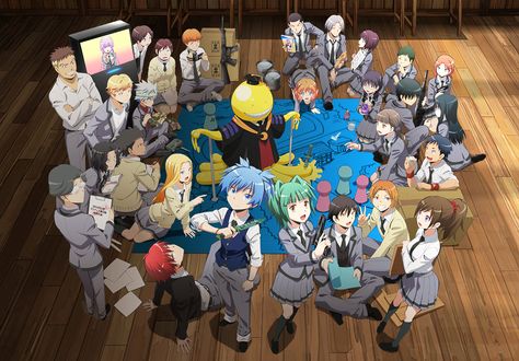 ansatsu kyoushitsu Nagisa And Karma, Koro Sensei, Nagisa Shiota, Anime Classroom, Karma Akabane, Film Anime, All Anime, An Anime, Tokyo Ghoul