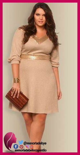 Vestidos elegantes para gorditas. Moda plus size. Vestidos plus size. Look Grunge, Outfit Trends, Plus Size Beauty, Moda Plus, Curvy Girl Fashion, Plus Size Dress, Curvy Fashion, A Dress, Hands On