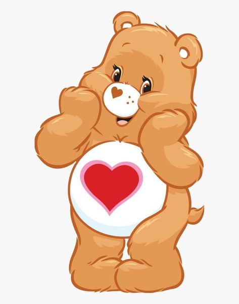 Tenderheart Bear | Care Bear Wiki | Fandom Care Bears Movie, Tenderheart Bear, Care Bear Tattoos, Care Bear Party, Care Bear Birthday, Baby Hug, Care Bears Cousins, Bear Watercolor, Bear Drawing