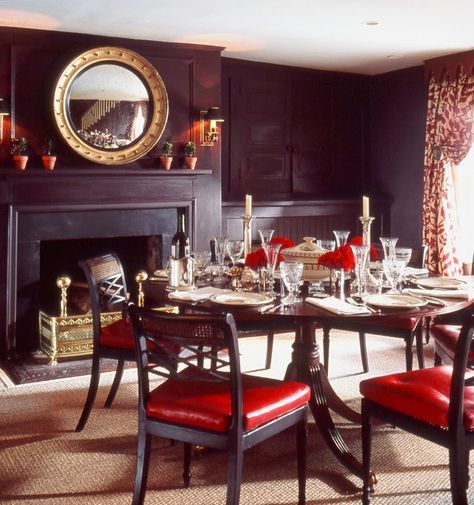 Michael Hampton: All American Style Riviera Style, William Yeoward, Traditional Dining Rooms, Timeless Interiors, Oversized Glasses, Crystal Candlesticks, Beautiful Dining Rooms, Elegant Dining Room, Second Home