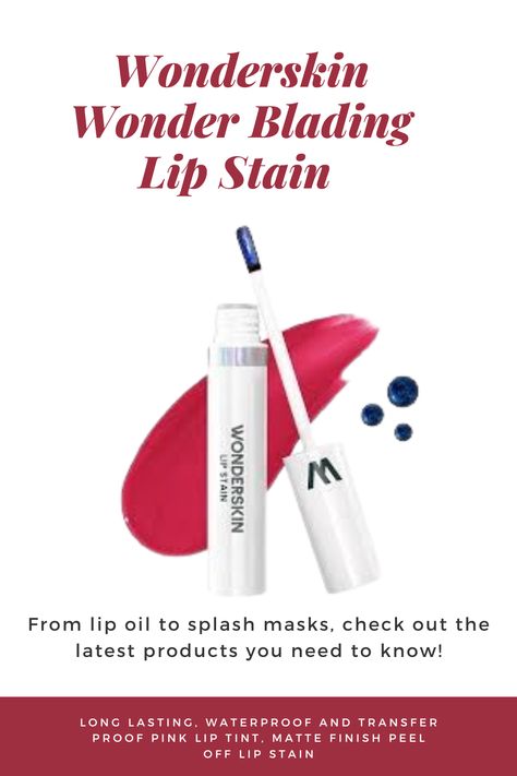 Wonderskin Wonder Blading Lip Stain Peel Off Masque Lip Tint Peel Off, Viral Lip Peel Off Mask, Peel Off Lip Stain, Wonderskin Lip Tint, Wonderskin Lip Stain, Natural Lip Stain, Long Lasting Lip Stain, Blue Lips, Instagram Blog