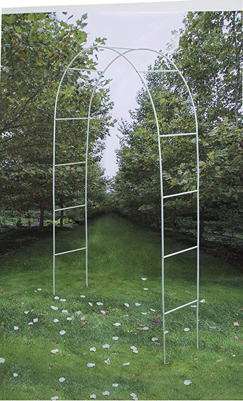 Simple Wedding Arch, Wedding Trellis, Garden Arch Trellis, White Wedding Arch, Wedding Arches Outdoors, Climbing Plant Support, Diy Wedding Arch, Wedding Archway, Arbors Trellis