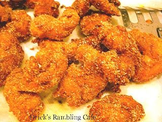 Drick's Rambling Cafe: Fried Cornmeal Battered Bayou Shrimp Fry Mix Recipe, Shrimp With Mushrooms, Fried Shrimp Batter, Fried Cornmeal, Shrimp Batter, Beer Bath, Seafood House, Tempura Batter, Batter Recipe