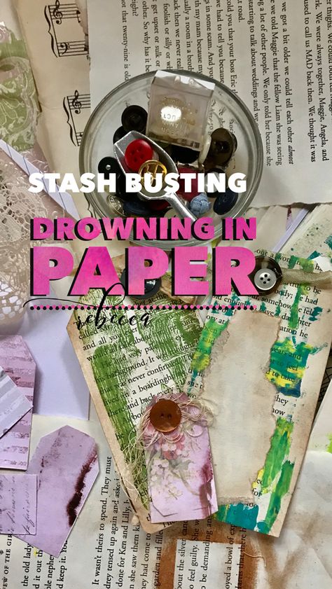 Paper Scraps Ideas, Journal Tips, Embellishment Ideas, Book Maker, Stash Buster, Love Tag, Old Book Pages, Index Cards, Scrap Paper