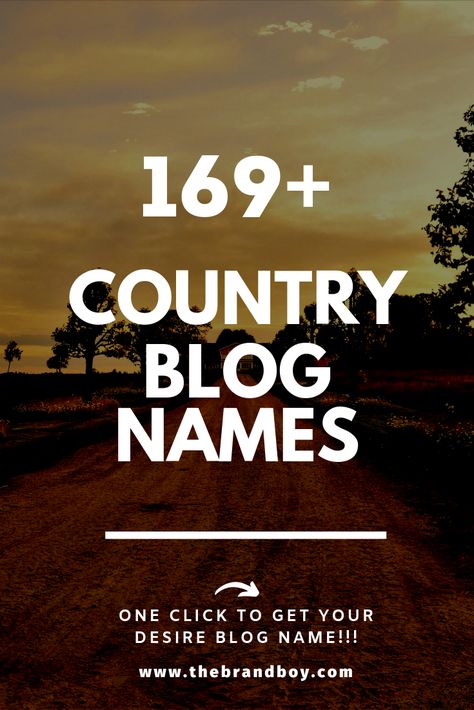 Country Business Names, Country Fonts, Business Name Ideas, Catchy Names, Creative Names, Names Ideas, Blog Names, Name Ideas, American Country